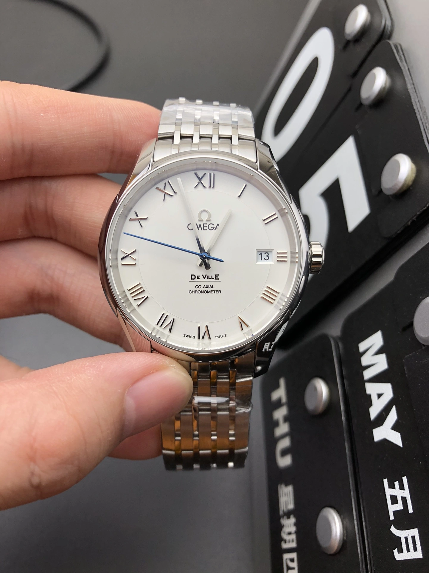 Durable CBD Factory Omega De Ville Hour Vision 41mm Silver Dial Roman Numerals(431.10.41.21.02.001) 1:1 Super Clone – DD8500 Movement 337